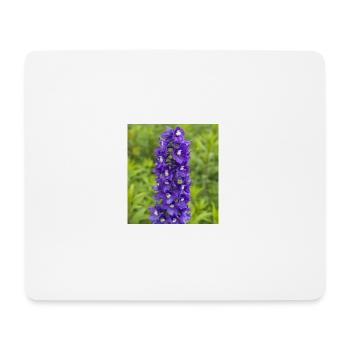 Virginal sea of flowers in the garden - Mouse Pad (horizontal) - white - Front