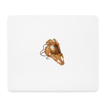 Mad Dead Horse - Mouse Pad (horizontal) - white - Front