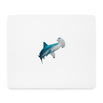 hammerhead shark - Mouse Pad (horizontal) - white - Front