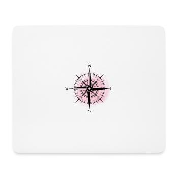 20210604 174434 0000 Boussole - voyage - Tapis de souris (format paysage) - blanc - Devant