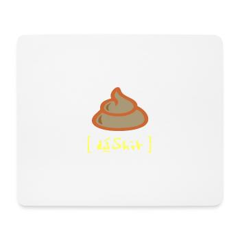da Shit - Lautschrift - Mousepad (Querformat) - Weiß - Vorne