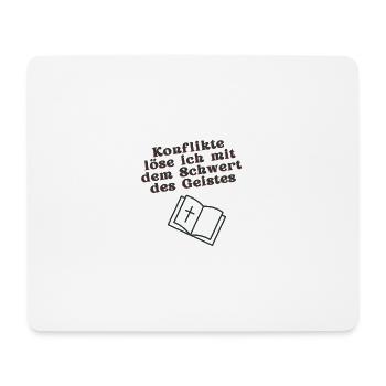 Schwert des Geistes - Mousepad (Querformat) - Weiß - Vorne