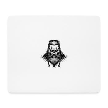 Norse Mythology Viking Warrior Valhalla - Mouse Pad (horizontal) - white - Front