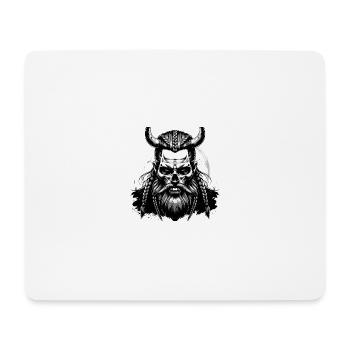 Norse Mythology Viking Warrior Valhalla - Mouse Pad (horizontal) - white - Front