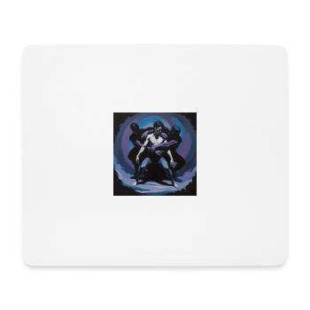 Inner demons – in the of the shadows - Mouse Pad (horizontal) - white - Front