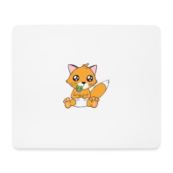 Baby Fox - Mouse Pad (horizontal) - white - Front