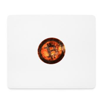 Bitcoin - Tapis de souris (format paysage) - blanc - Devant