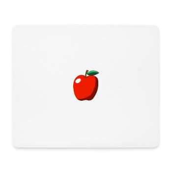 Big Red Apple Apple Apple Mela - Mouse Pad (horizontal) - white - Front