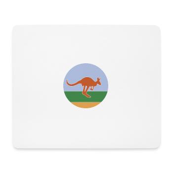 kangaroo - Mouse Pad (horizontal) - white - Front
