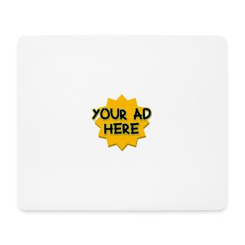 your ad here - Mousepad (Querformat) - Weiß - Vorne