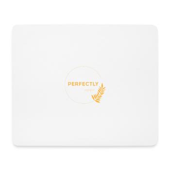 perfectly unperfect gold - Mousepad (Querformat) - Weiß - Vorne