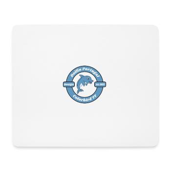 Dolphin for children - Mouse Pad (horizontal) - white - Front