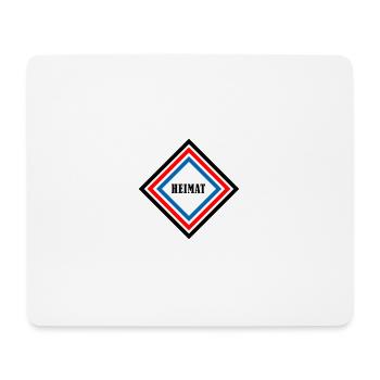 Raute Heimat - Mousepad (Querformat) - Weiß - Vorne