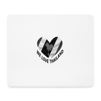 We love Thailand - Mousepad (Querformat) - Weiß - Vorne