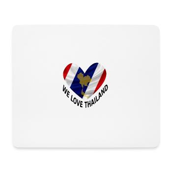 We love Thailand - Mousepad (Querformat) - Weiß - Vorne