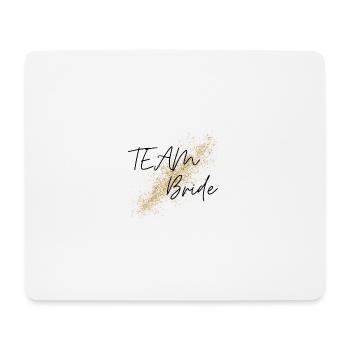 Team Bride - Mousepad (Querformat) - Weiß - Vorne