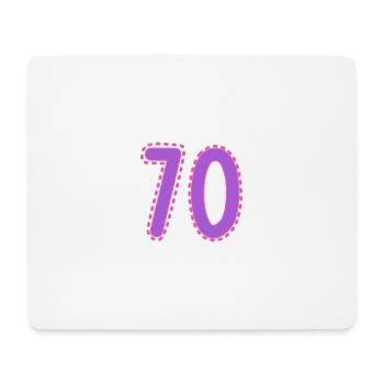 70. 70 YEARS. 70th ANNIVERSARY. 70 YEARS ANNIVERSARY. - Mouse Pad (horizontal) - white - Front
