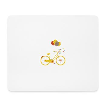 vélo - Tapis de souris (format paysage) - blanc - Devant