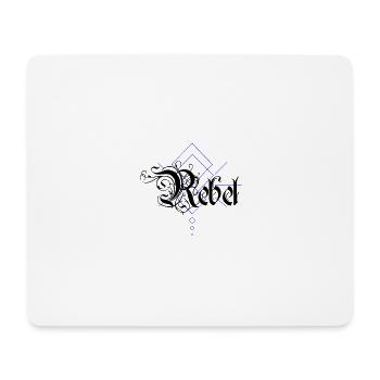Rebel - Mousepad (Querformat) - Weiß - Vorne