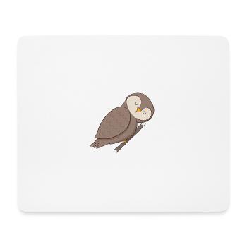 Owl Eagle owl - Mouse Pad (horizontal) - white - Front