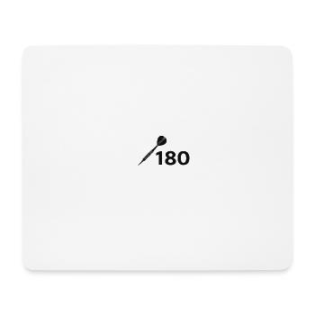 180 dart - Mousepad (Querformat) - Weiß - Vorne