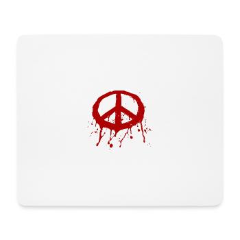 Paz Graffiti Roja - Mousepad (Querformat) - Weiß - Vorne