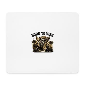 Born to Vibe: Tropical DJ Crew - Mouse Pad (horizontal) - white - Front
