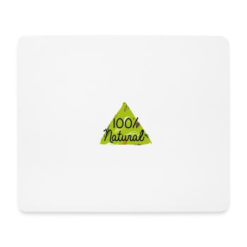 Vegan vegetarian animal welfare gift idea - Mouse Pad (horizontal) - white - Front