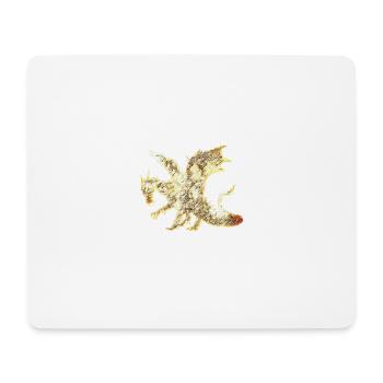 Drache - Mousepad (Querformat) - Weiß - Vorne