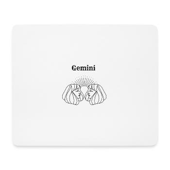 Gemini - Mouse Pad (horizontal) - white - Front