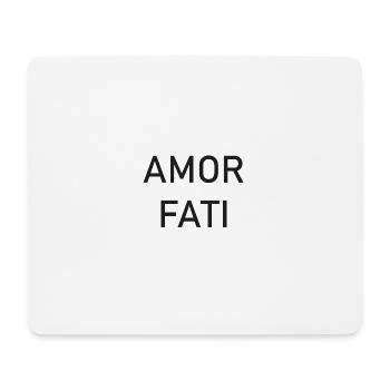 Cupid Fati - Aimez votre destin - Nietzsche - Tapis de souris (format paysage) - blanc - Devant