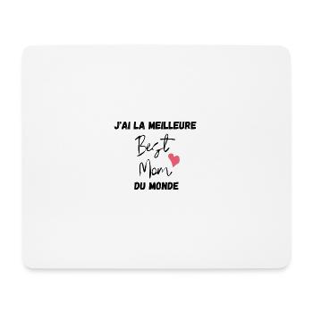 best mom - Tapis de souris (format paysage) - blanc - Devant