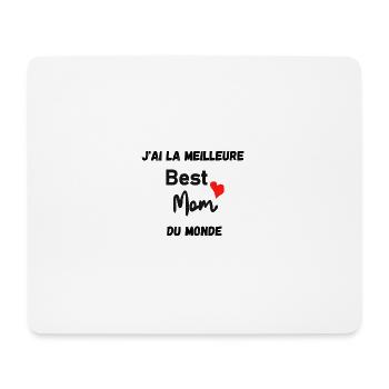 best mom - Tapis de souris (format paysage) - blanc - Devant
