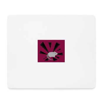 Ratte - Mousepad (Querformat) - Weiß - Vorne