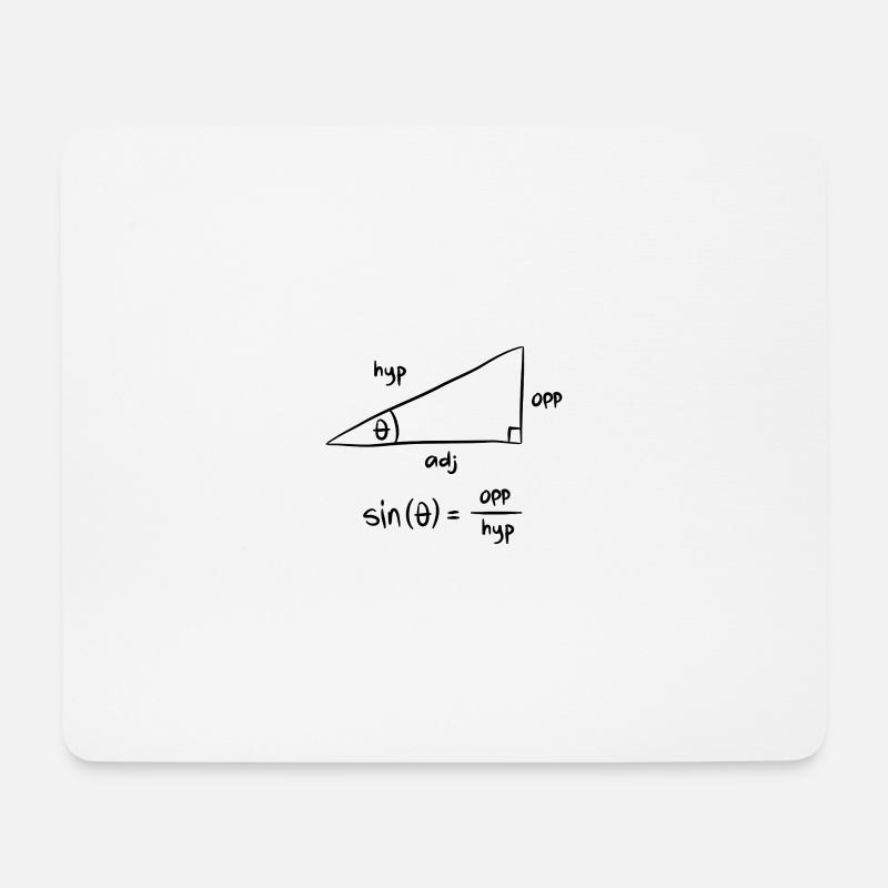 Formel Power – Mathe, Physik & Chemie Shirt - Mousepad (Querformat) - Weiß