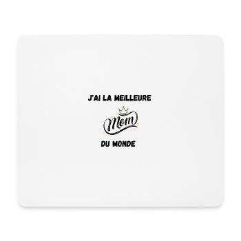 best mom - Tapis de souris (format paysage) - blanc - Devant