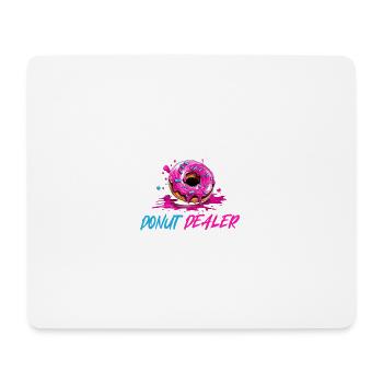 Pink Donut Dealer - Mousepad (Querformat) - Weiß - Vorne