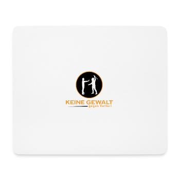 Respekt - Keine Gewalt gegen Retter - Mousepad (Querformat) - Weiß - Vorne