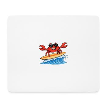 Cancer in surfing - Mouse Pad (horizontal) - white - Front