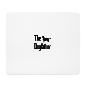 The Dogfather - Mousepad (Querformat) - Weiß - Vorne