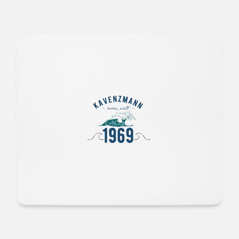 Männer Shirt, modern, coole, Style, fun,Kavenzmann - Mousepad (Querformat) - Weiß