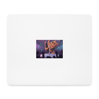 Tanzende Katze - Mousepad (Querformat) - Weiß - Vorne