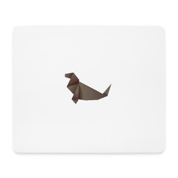 Cadeau de bricolage créatif - Tapis de souris (format paysage) - blanc - Devant