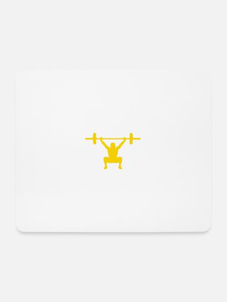 Snatch yellow - Mouse Pad (horizontal) - white