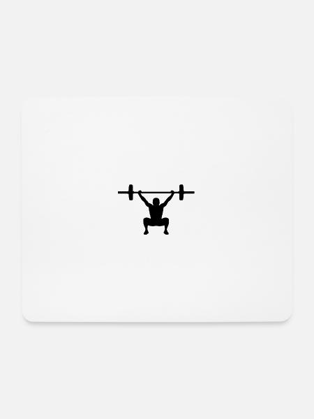 Snatch black - Mouse Pad (horizontal) - white