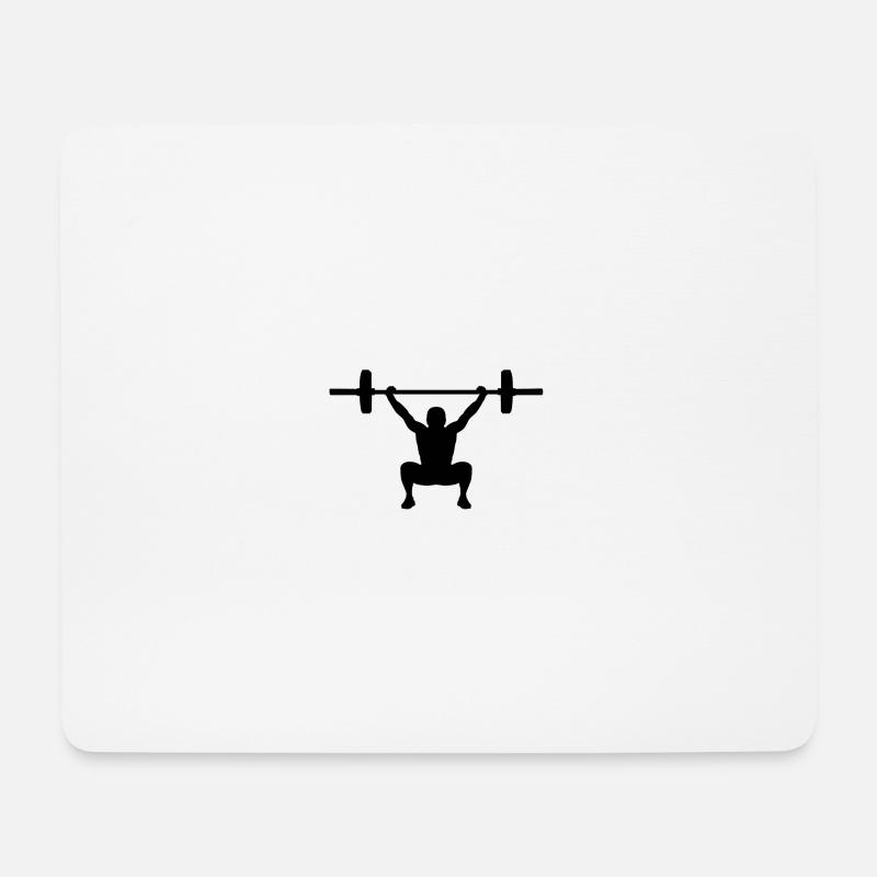 Snatch schwarz - Mousepad (Querformat) - Weiß