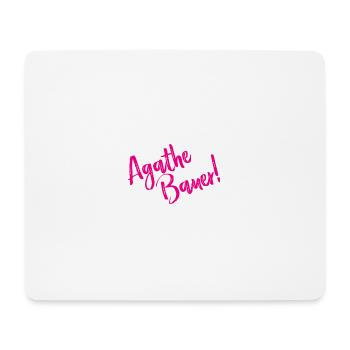 Agathe Bauer! - Lyrics - Mousepad (Querformat) - Weiß - Vorne