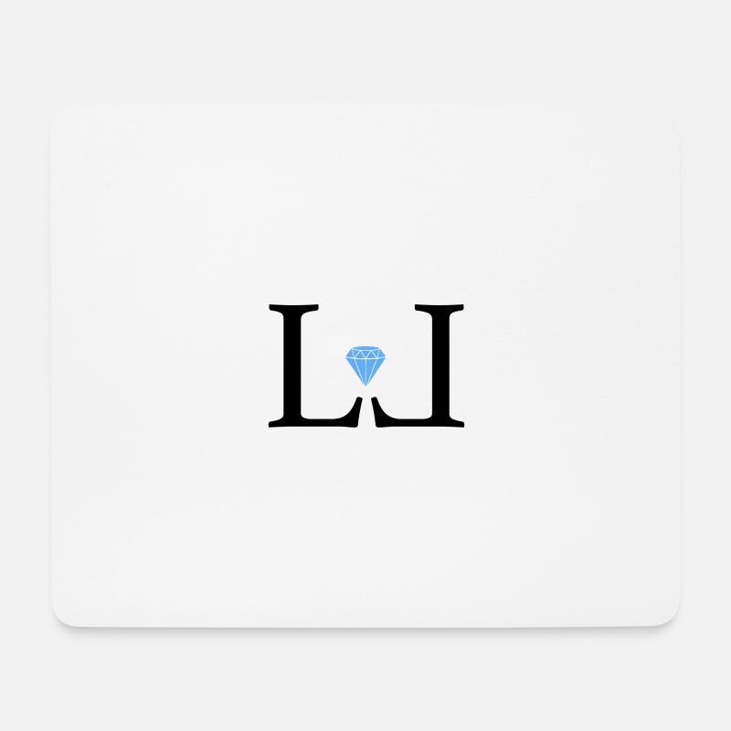 Luxus Life Blau - Mousepad (Querformat) - Weiß