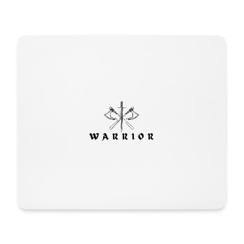 Guerrier - Tapis de souris (format paysage) - blanc - Devant