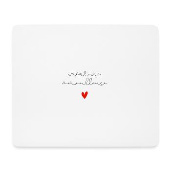 Wonderful Creature - Mouse Pad (horizontal) - white - Front